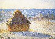 Meule,Effet de Neige le Matin, Claude Monet